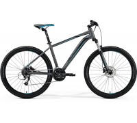 Велосипед Merida BIG.SEVEN 40-D XS (13.5 ") MATT темний сріблястий (блакитний / BLK)