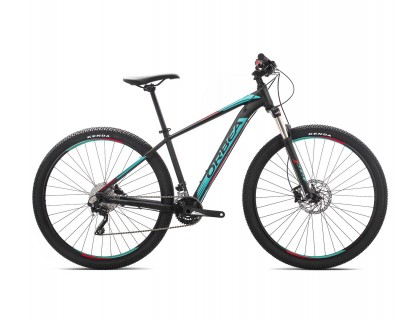 Велосипед Orbea MX 27 20 M [2019] чорний - бірюзовий - червоний (J20417R3) | Veloparts