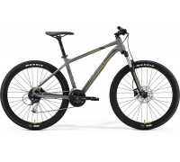 Велосипед Merida BIG.SEVEN 100 M (17 ") MATT сірий (жовтий / темний сірий)