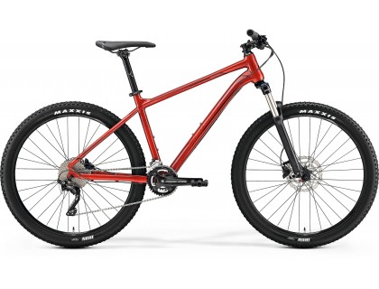 Велосипед Merida BIG.SEVEN 300 L (19 ") METALLIC червоний (темний червоний / чорний) | Veloparts