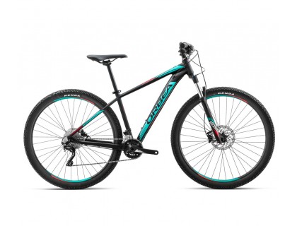 Велосипед Orbea MX 27 10 18 L чорний - бірюзовий - червоний | Veloparts
