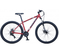 Велосипед KHS SIXFIFTY 200 Матовий червоно-чорний S