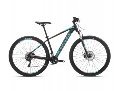 Велосипед Orbea MX 29 10 L [2019] чорний - бірюзовий - червоний (J21119R3) | Veloparts