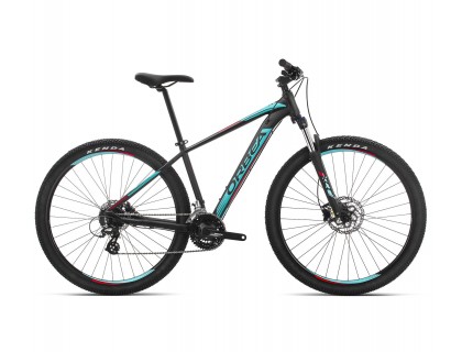 Велосипед Orbea MX 29 50 L [2019] чорний - бірюзовий - червоний (J20719R3) | Veloparts