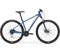 Велосипед Merida BIG.NINE 100 M(17") GlossY блакитний(червоний)