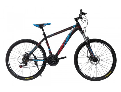 Велосипед Oskar 26"SW-001 черный-красный-синий | Veloparts