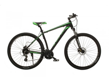 Велосипед Oskar 29" JURA черно-зеленый | Veloparts