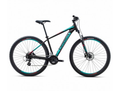 Велосипед Orbea MX 29 50 18 L Black - Turquoise - Red | Veloparts