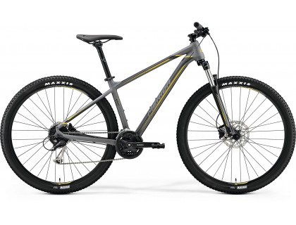 Велосипед Merida BIG.NINE 100 M(17") MATT сірий(жовтий/темний сірий) | Veloparts
