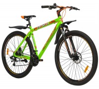 Велосипед сталь Premier Captain 29 Disc 20" Neon Green