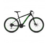 Велосипед GHOST Kato 2.7 27,5" AL U чорно-зелений, XS, 2019