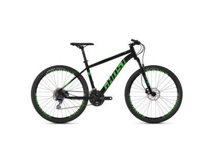 Велосипед GHOST Kato 2.7 27,5" AL U чорно-зелений, XS, 2019 | Veloparts