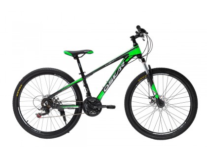 Велосипед Oskar 26"PIRANHA черно-зеленый | Veloparts