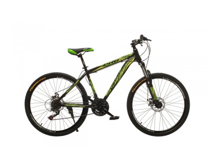 Велосипед Oskar 26"Pro чорно-зелений | Veloparts