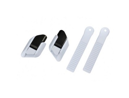 Застібкі + ремінці для взуття Shimano R321 / 171 білий (комплект) | Veloparts
