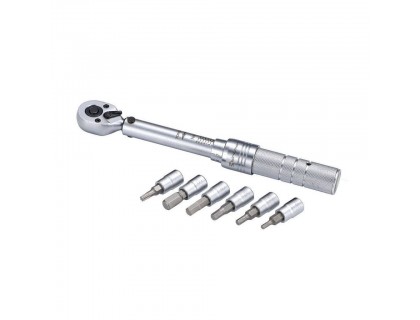 Ключ трещотка с насадками Birzman Torque Wrench 3-15nm 3,4,5,6,8mm, T25 | Veloparts