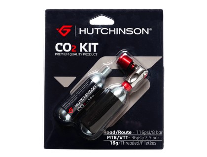 Набір з CO2 системой Hutchinson kit CARTOUCHES C02 + EMBOUT | Veloparts