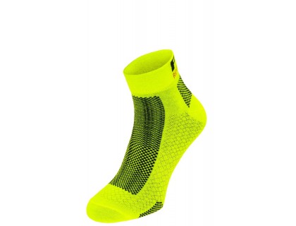 Шкарпетки R2 Easy неоновий жовтий L (43-46) | Veloparts