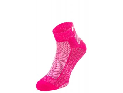Шкарпетки R2 Easy рожевий/білий S (35-38) | Veloparts