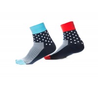 Шкарпетки Onride FOOT Mesh чорний/блакитний/червоний