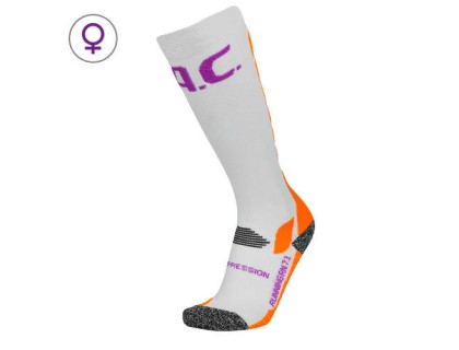 Шкарпетки жіночі P.A.C. Running Compression Woman White універсальний розмір | Veloparts