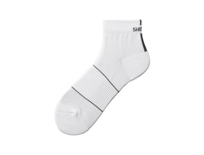 Носки Shimano Low, белые, разм. 43-45 | Veloparts
