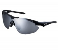Очки Shimano CE-S40R-L черный металлик линзы зеркально-серебристые / прозрачные