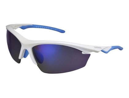 Окуляри Shimano EQUINOX2 PL білий / синій | Veloparts