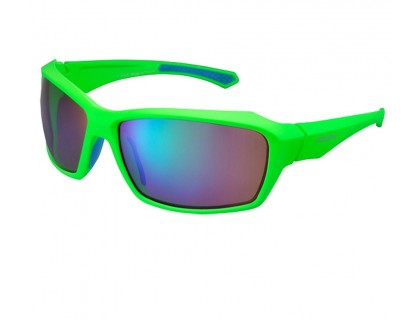 Окуляри Shimano CE-S22X зелений / синій лінзи дзеркальний-зелені | Veloparts