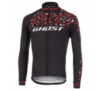 Джерсі Ghost Racing jersey Long blk/червоний/wht - L