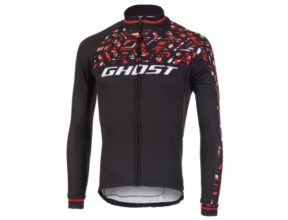 Джерсі Ghost Racing jersey Long blk/червоний/wht - L | Veloparts