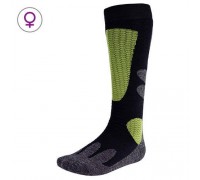 Шкарпетки жіночі P.A.C. SK 9.1 Ski Classic Warm+ чорний/зелений 38-41