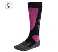Шкарпетки жіночі P.A.C. SK 9.1 Ski Classic Warm+ чорний/рожевий 35-37