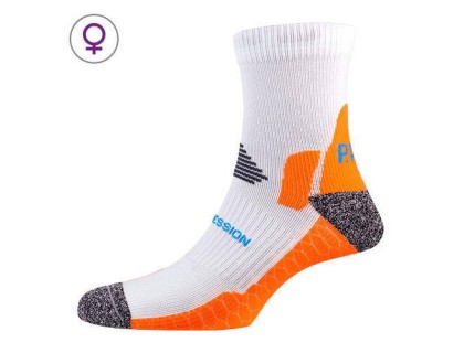 Шкарпетки жіночі P.A.C. SP 1.0 Running Pro Mid Compression білий 35-37 | Veloparts