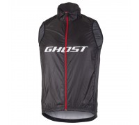 Жилет Ghost Factory Racing Vest BLK/червоний/WTE - L