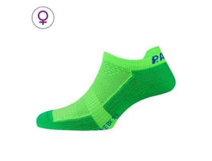 Шкарпетки жіночі P.A.C. BK 1.1 Bike Footie Zip Women зелений 35-37 | Veloparts