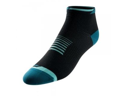 Шкарпетки жіночі Pearl Izumi Elite Low чорний/зелений M | Veloparts
