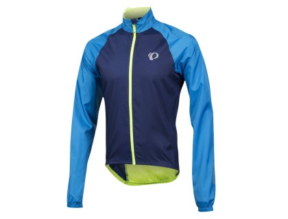 Велокуртка-вітровка чоловіча Pearl Izumi Elite BARRIER синій / жовтий L | Veloparts