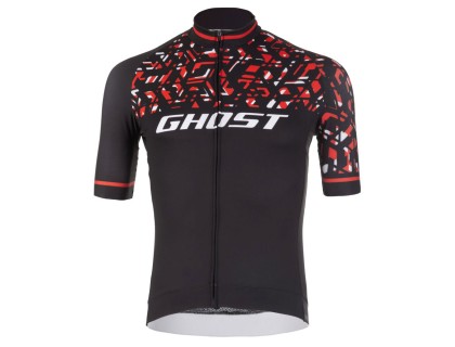 Джерсі Ghost Racing jersey short blk/червоний/wht - L | Veloparts