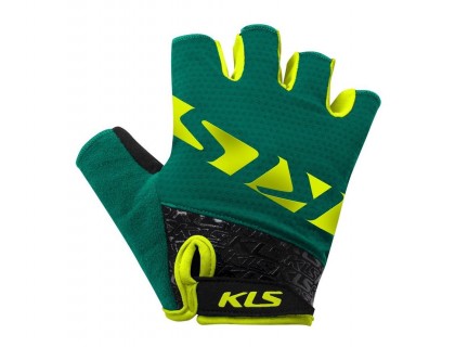 Рукавички короткий палець KLS Lash зелений XL | Veloparts