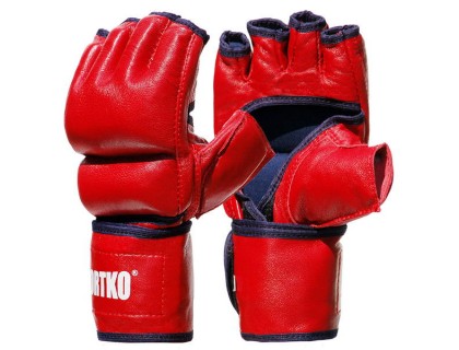 Битки с открытыми пальцами Sportko M красные | Veloparts
