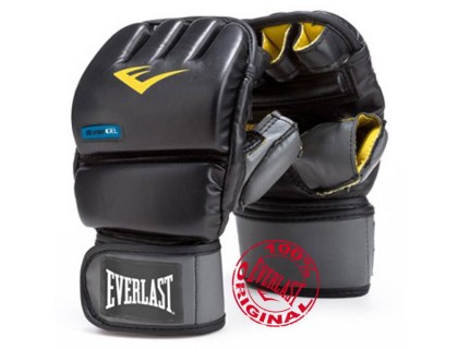 Перчатки снарядные Everlast Evergel Wristwrap Heavy Bag Gloves черный S | Veloparts