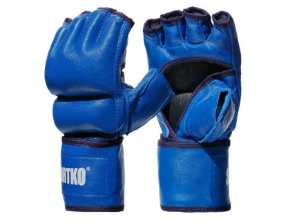 Битки с открытыми пальцами Sportko L синие | Veloparts