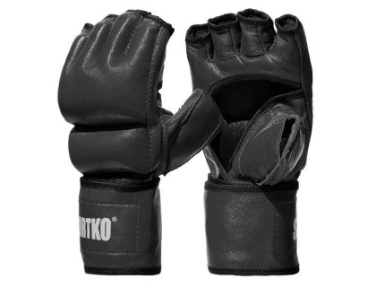 Битки с открытыми пальцами Sportko M черные | Veloparts