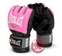 Перчатки тренировочные Everlast ММА Pro Style Grappling Gloves розовый S/M
