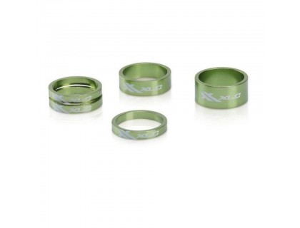 Проставочні кільця, XLC AS-A02, 1 1/8 ", зелені | Veloparts