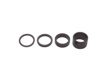 Набор проставочних колец под вынос PRO 28.6мм 3/5/10/20 мм алюминиевые черный | Veloparts