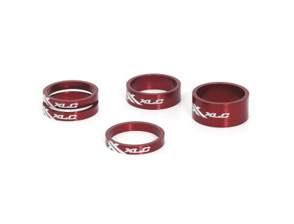 Проставочные кольца, XLC AS-A02, 1 1/8 ", красные | Veloparts