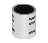 Набір проставочних кілець RockShox UD Carbon (2x2.5мм, 1x5мм, 1x10мм, 1x20мм) глянцевий білий з лого