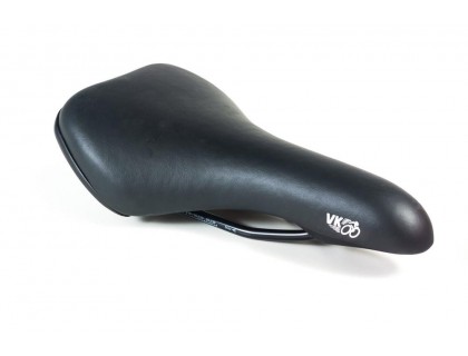 Сідло Velo VL-5063 підліткове чорний логотип VK | Veloparts